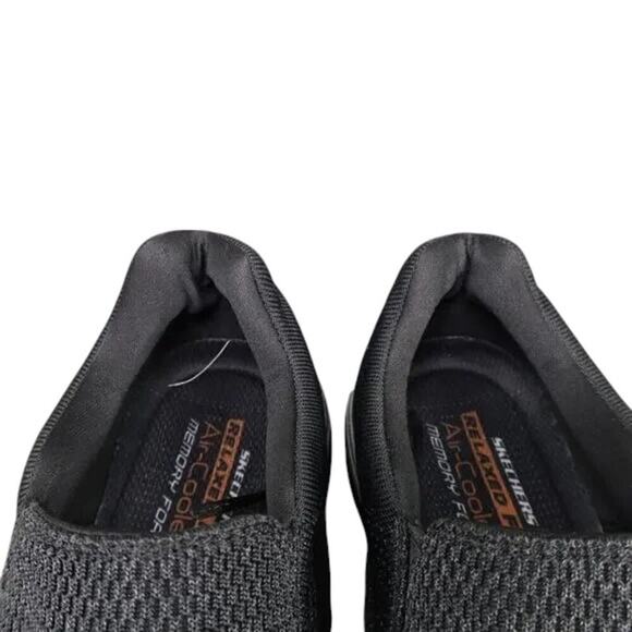 Skechers Shoes Men 9 Slip On Relaxed Fit Loafer Memory Foam Expected Gomel Black - Picture 7 of 11